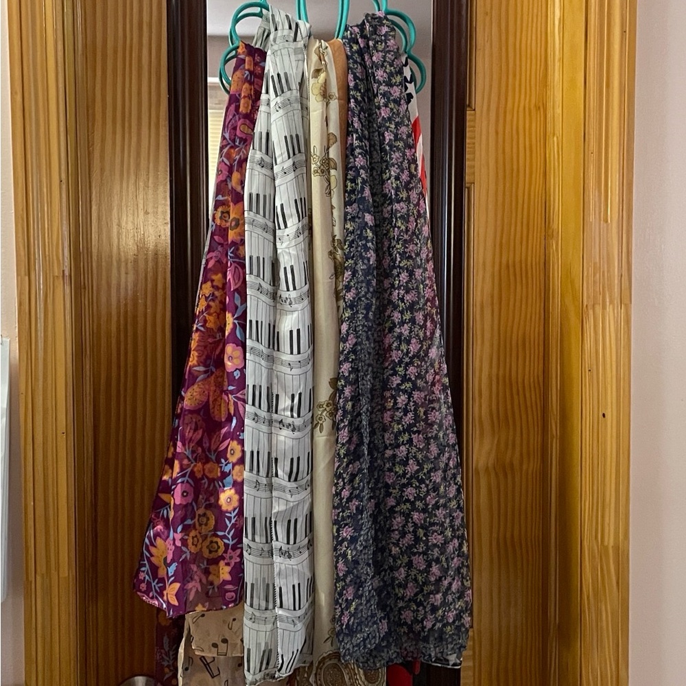 8 polyester,Floral and Striped Patterned Skirts